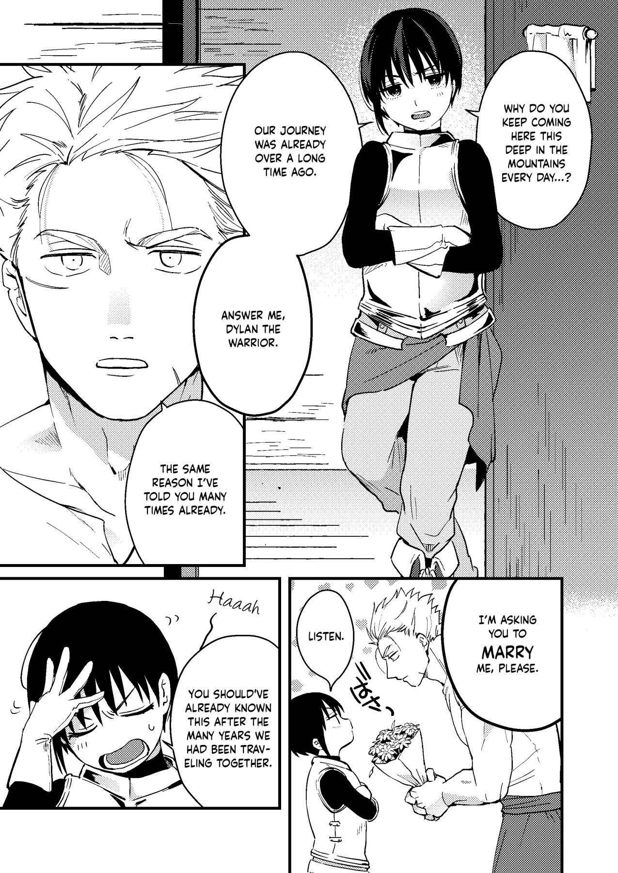 Hentai Manga Comic-Marriage Proposal to the Hero (Actually ♀) When the World Is at Peace-Read-5